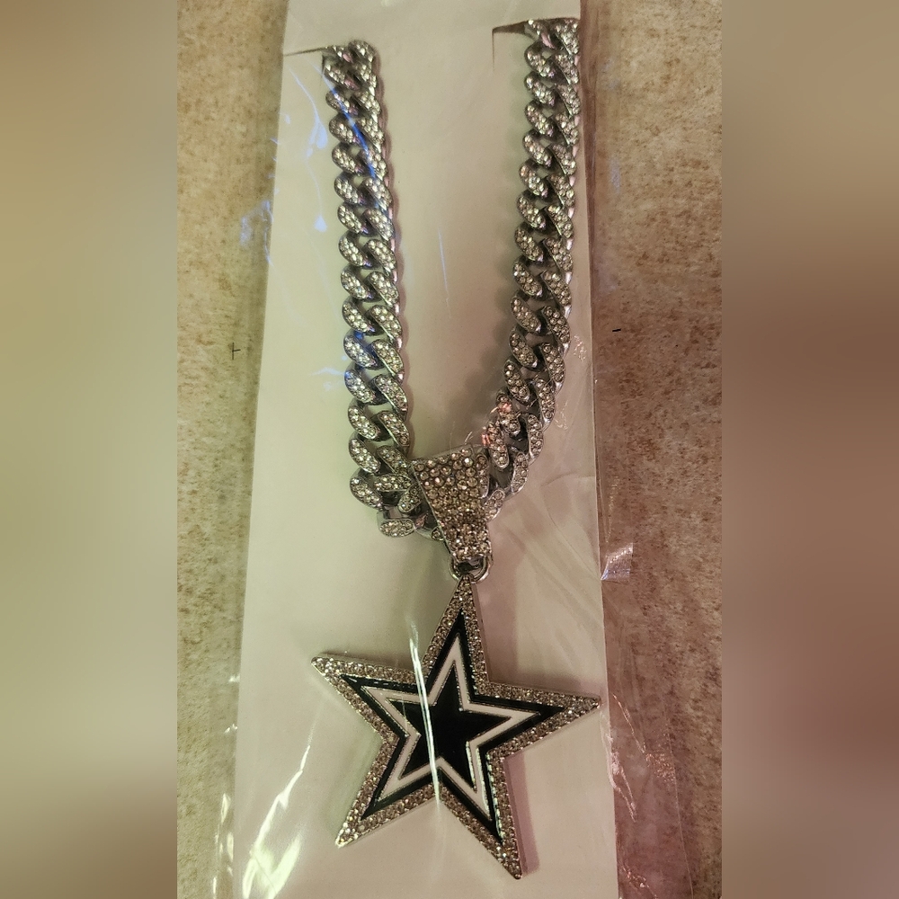 New Dallas Cowboys football team iced out style 20".  Other teams available